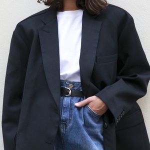The Frankie Shop Oversized Boyfriend Blazer